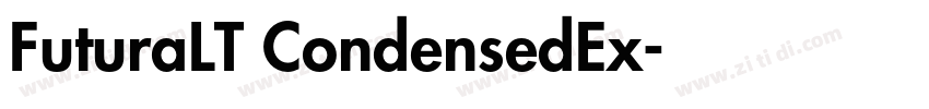 FuturaLT CondensedEx字体转换